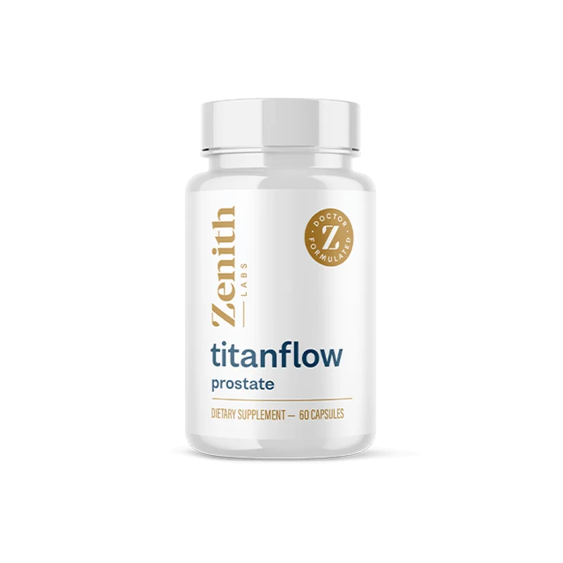 TitanFlow Men's Wellness Supplement Bottle (1 Bottle / 30 Day Supply)